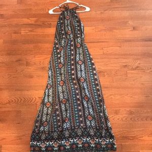 Rue 21 Pattern Maxi Dress, Large